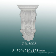 Decorativo PU Corbels, mão esculpida Corbels para Coluna Design